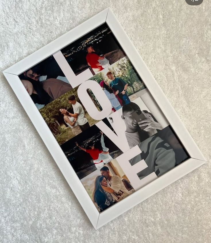 8 Photos LOVE Letter Couple Frame | TruTohfa TT-C06